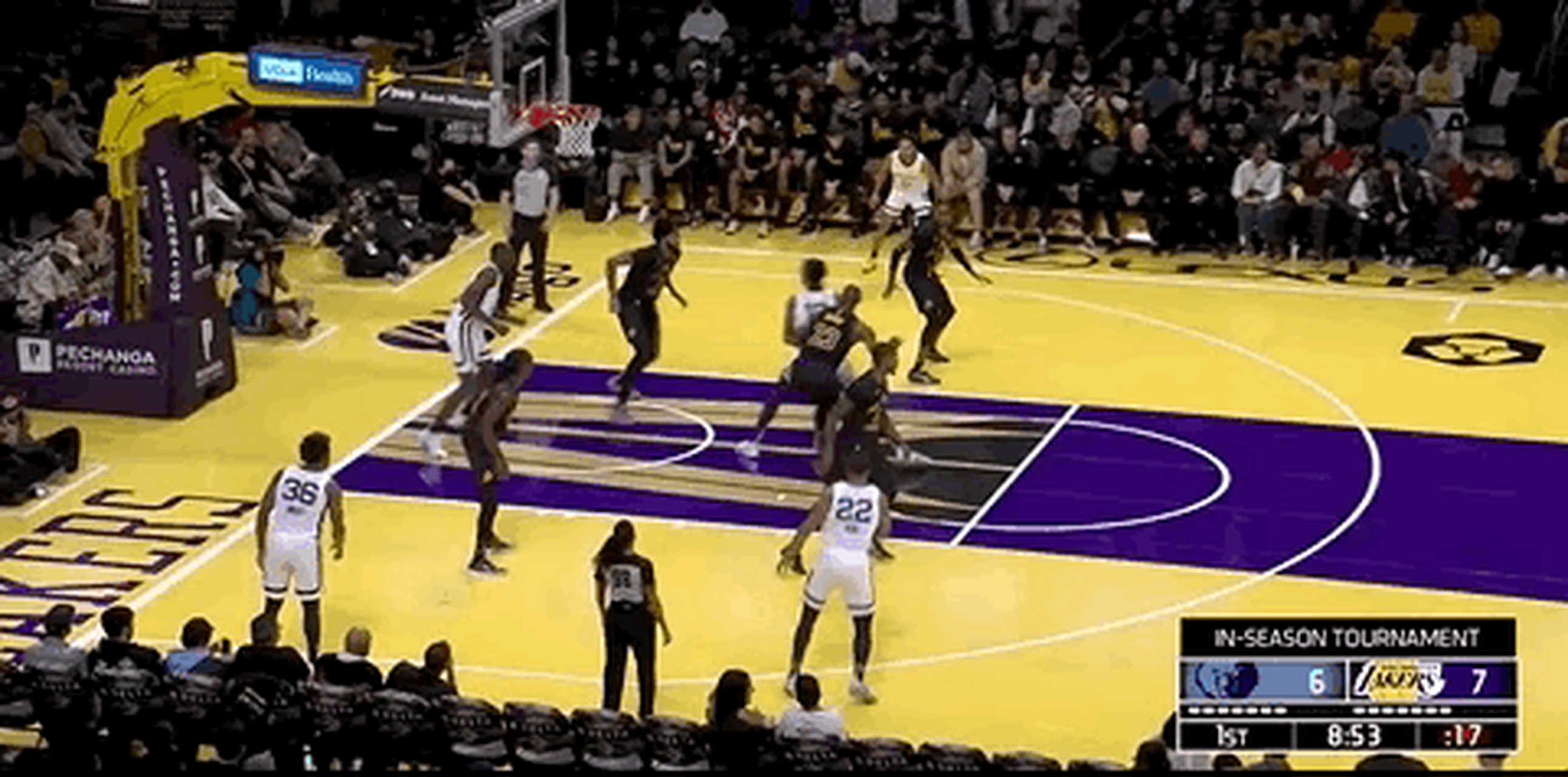 广东队鏖战灰熊,詹姆斯扛起全队 广东队鏖战灰熊,詹姆斯扛起全队