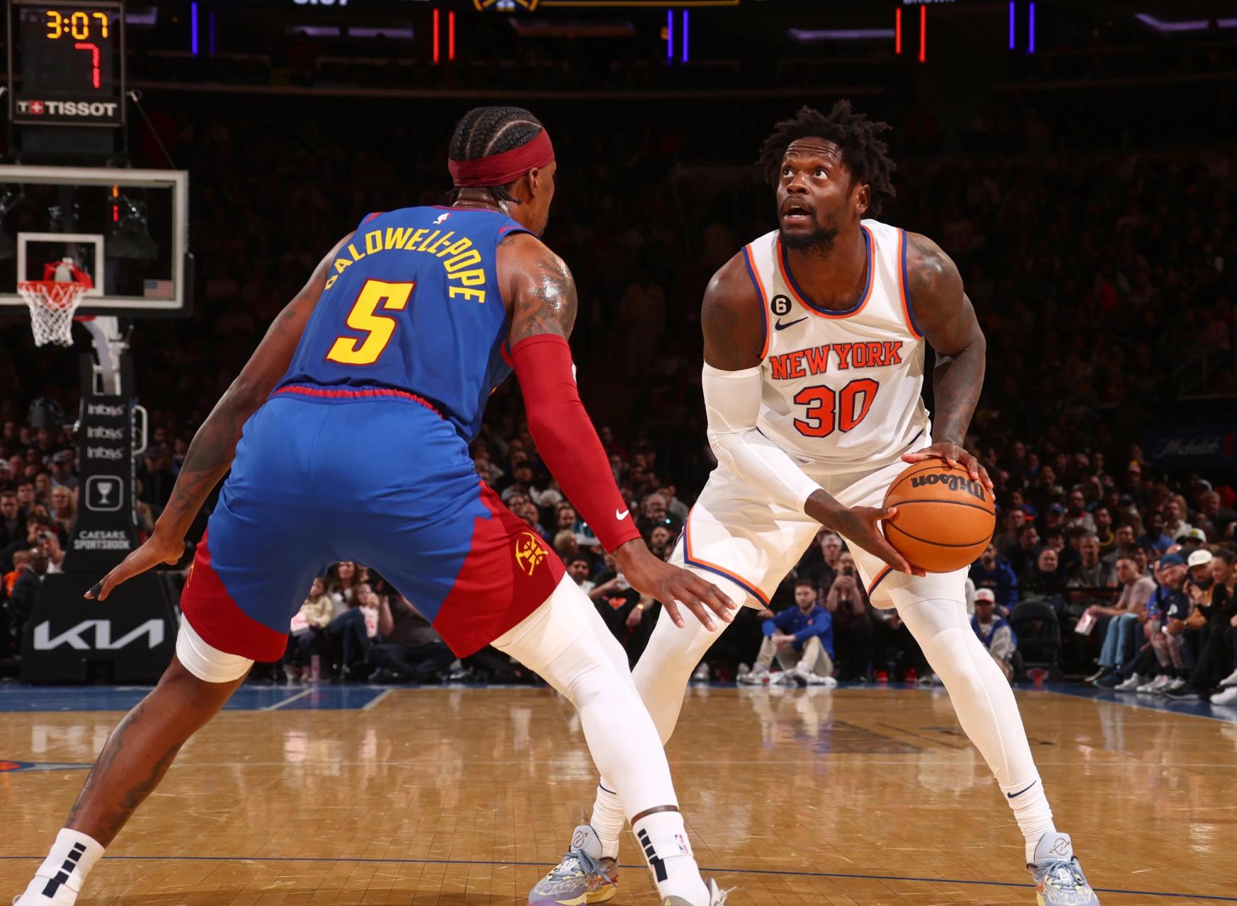 爵士鏖战掘金，布伦森带队取胜