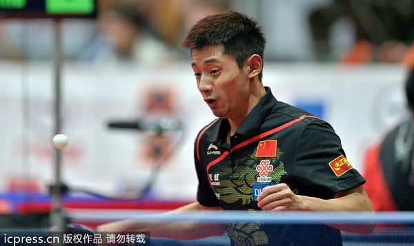 奥地利队翻盘中国队，张继科统治全场